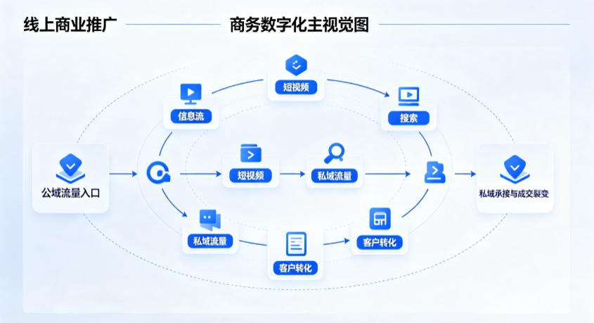 海珠区线上商业推广怎么做？全域流量闭环搭建与低成本转化实战指南